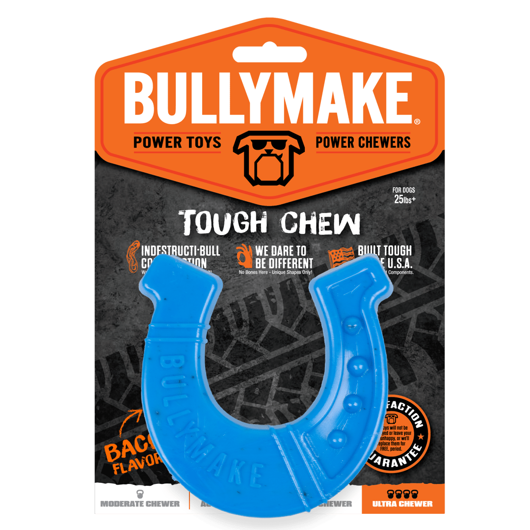 BM NYLON HORSESHOE BLUE BCN FLAV 6/CS
