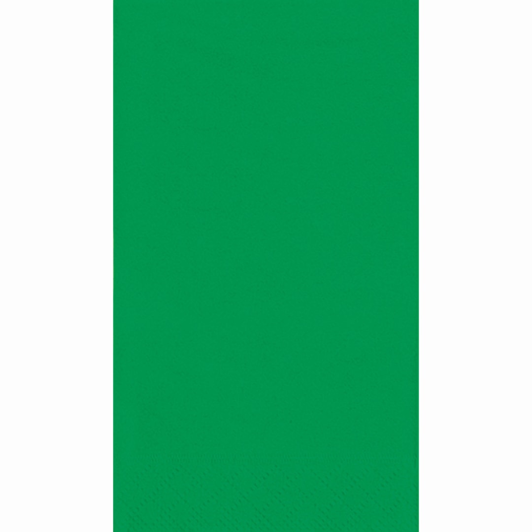 Emerald Green Solid Guest Towels, 20ct