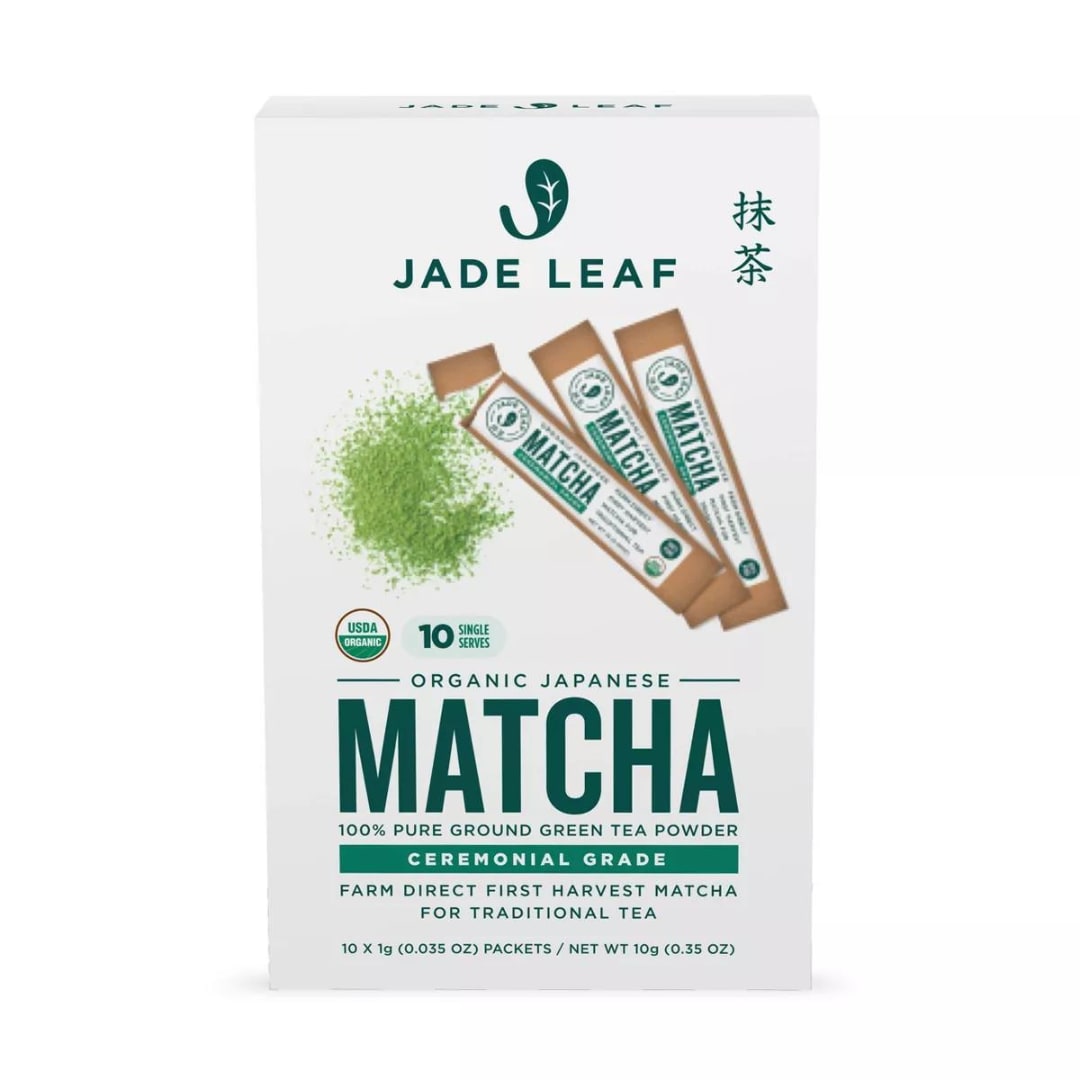 Jade Leaf Organic Ceremonial Matcha US (10x0.35oz) Box