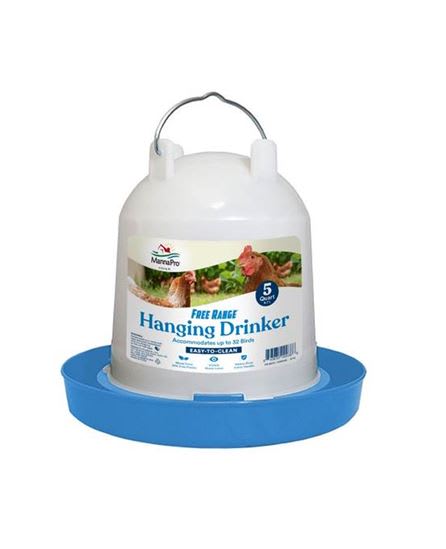 Manna Pro Hanging Poultry Drinker | 5 Quart