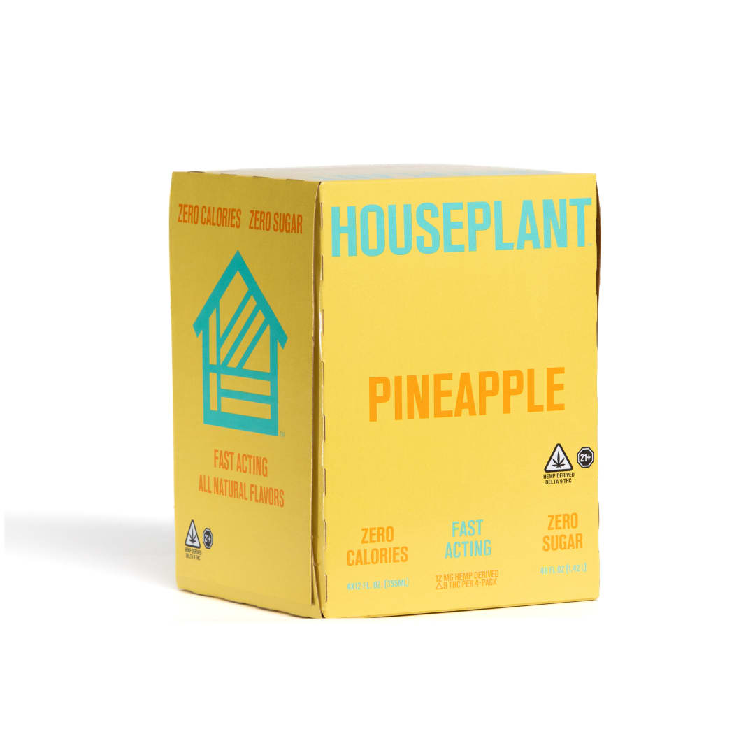 Houseplant Thc Pineapple 3MG 1S Can 6/4 12Z