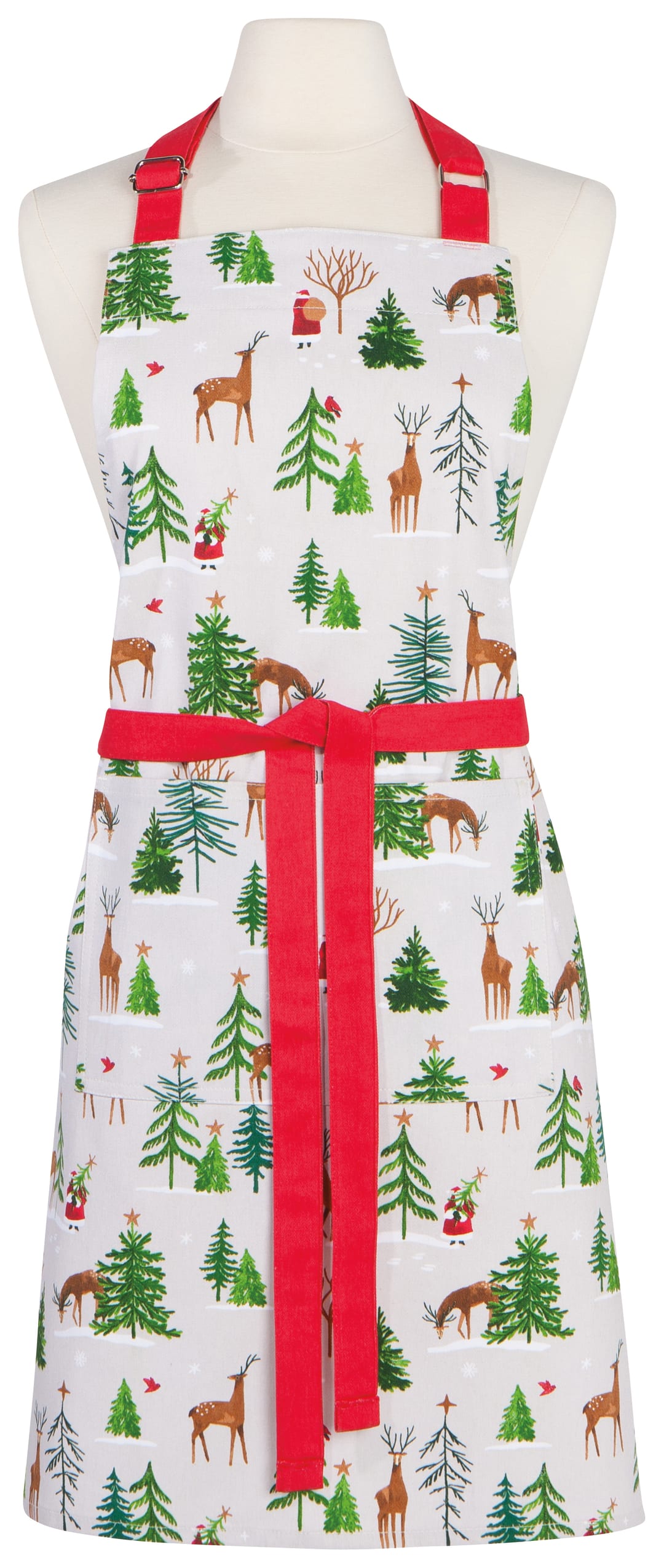 Santa's Reindeer Christmas Chef Apron