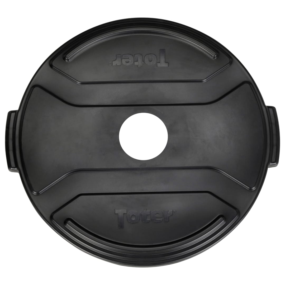 55 Gal. Round Trash Can Lid - Black