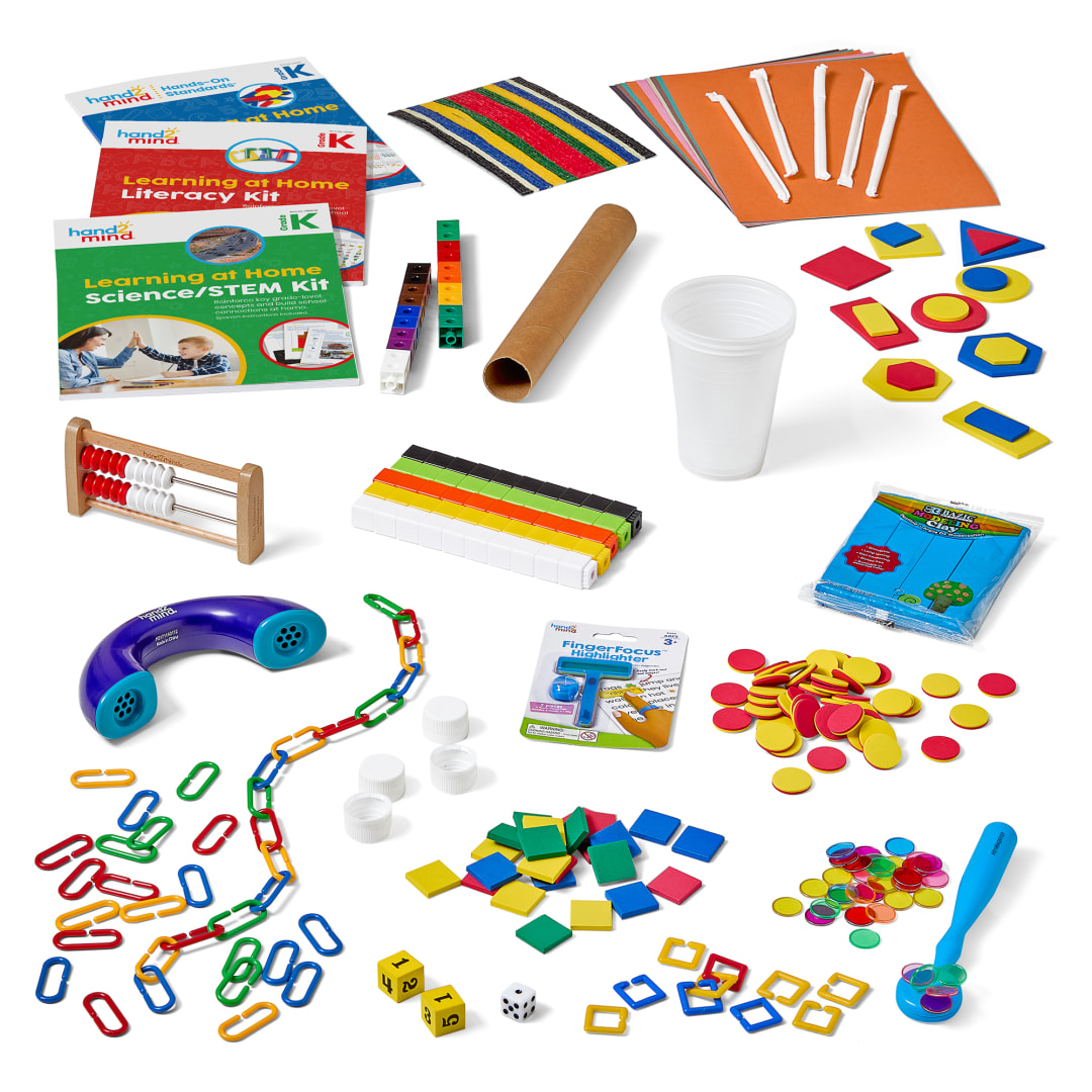 Learning at Home Math, Literacy, STEM, Grade K