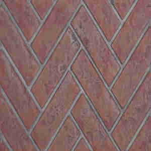 Decorative Brick Panels Old Town Red™ Herringbone for Ascent™ Deep X 42