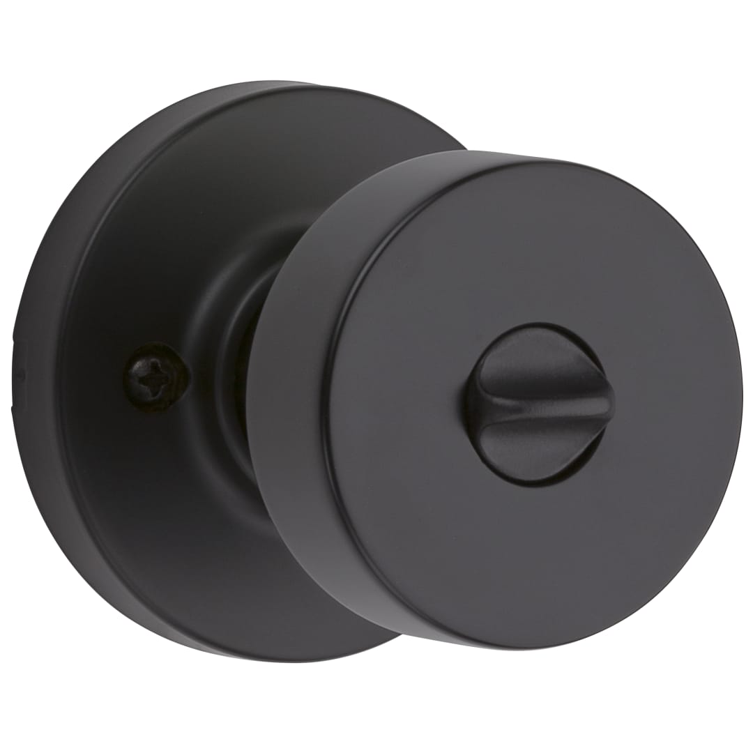 Cambie Privacy Knob (Round) in Matte Black