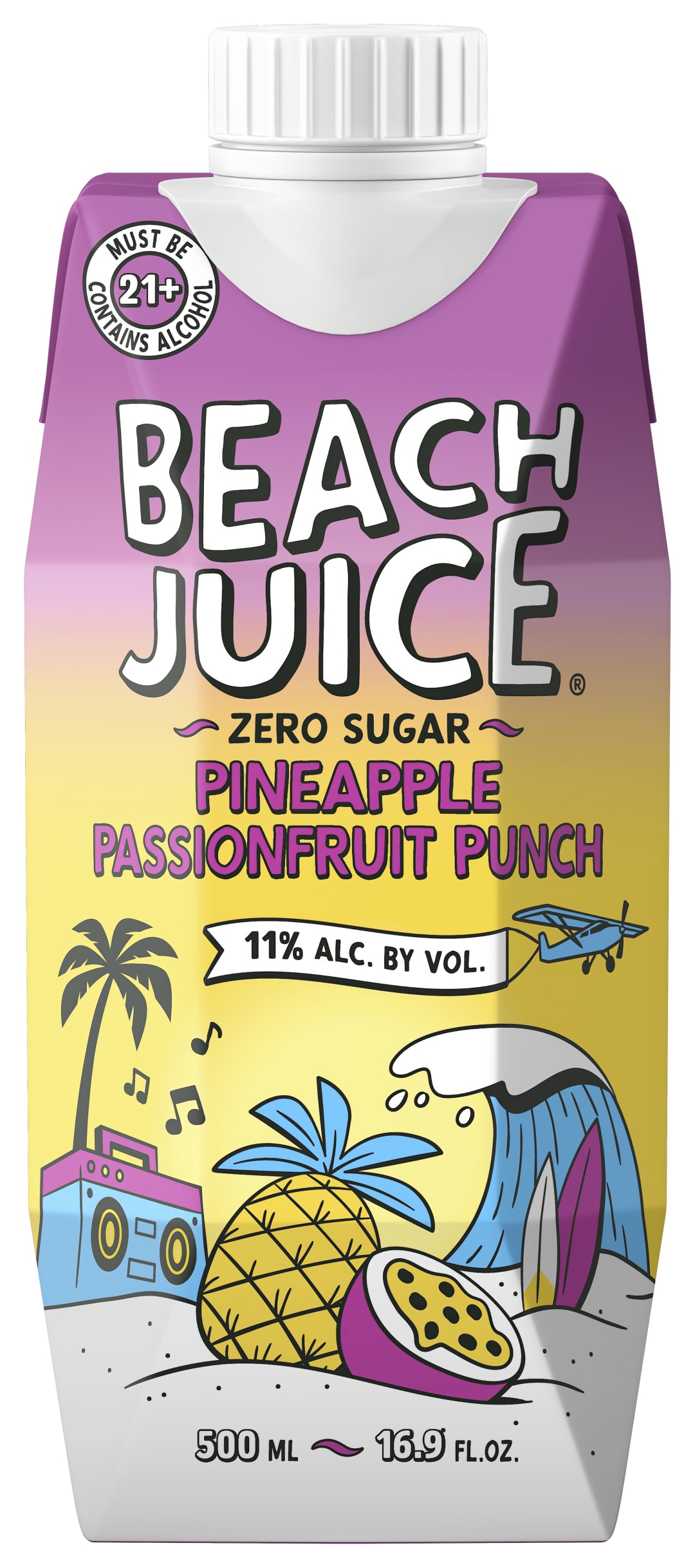 Beach Juice Pineapple Passionfruit Punch 500mL