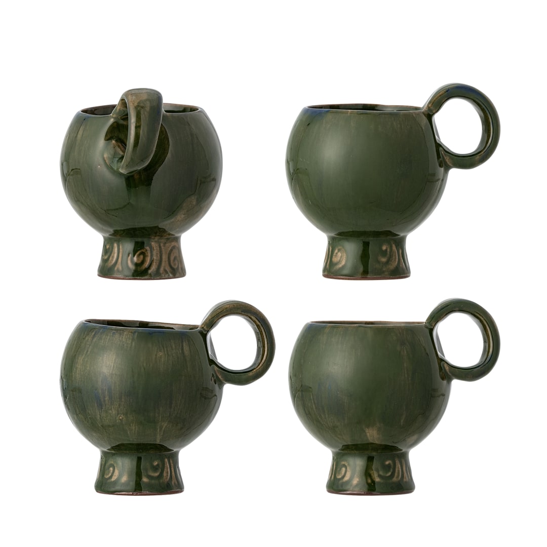82072480 - Avonlea Cup, Green, Stoneware STOCK: 75
