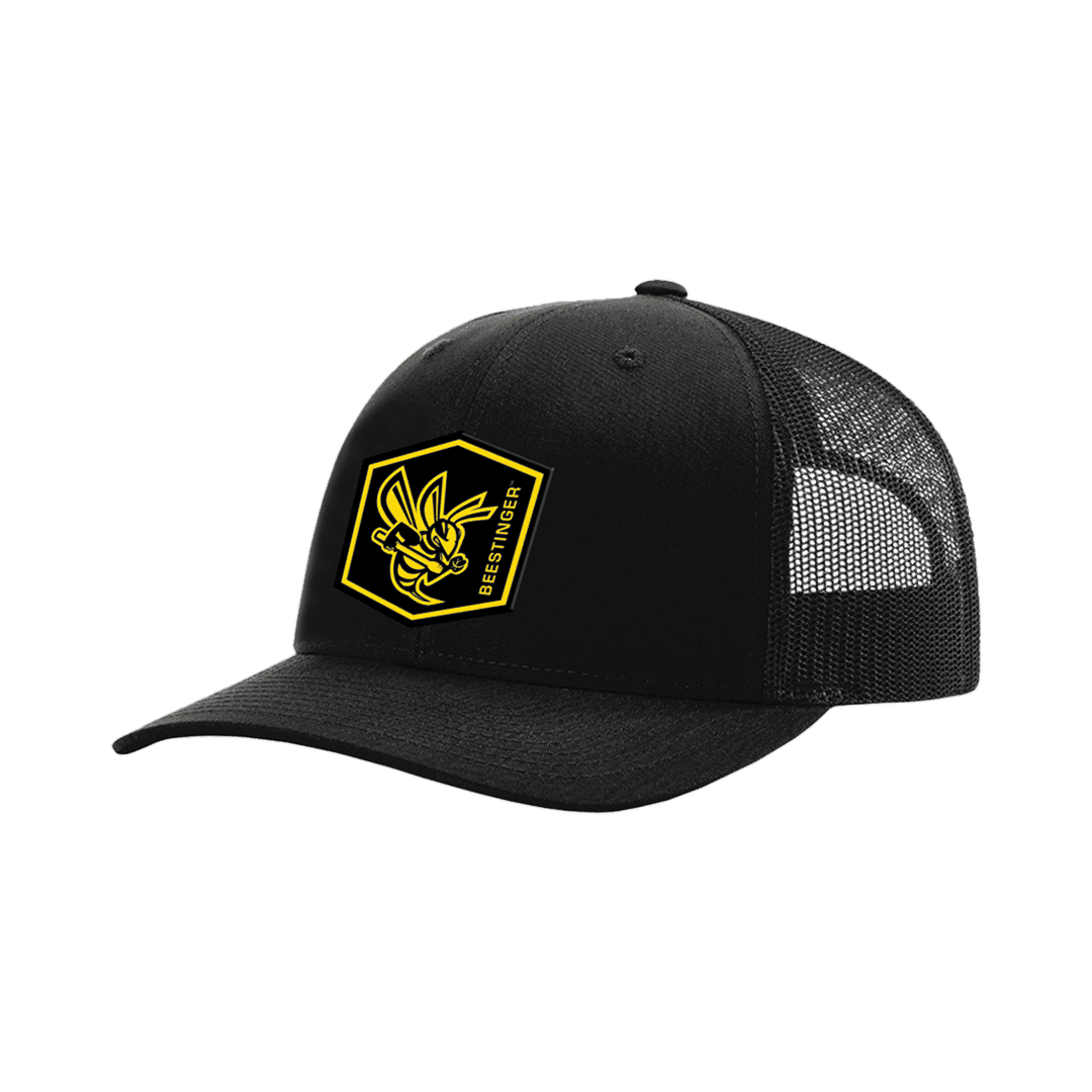 Bee Stinger Black Trucker Hat