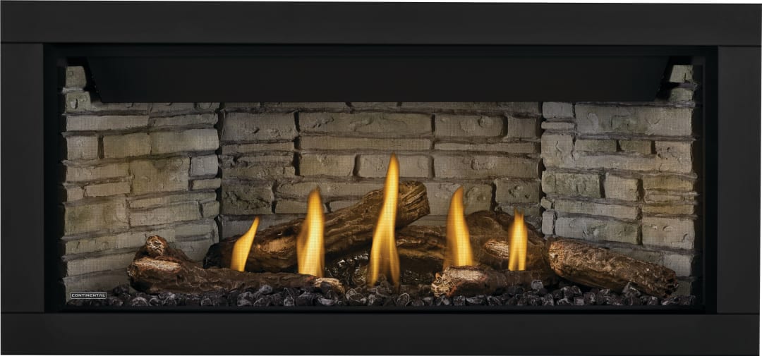 CBLP42 Foyer Évactuation Directe Linéaire Premium, Gaz Naturel, Allumage électronique alternatif