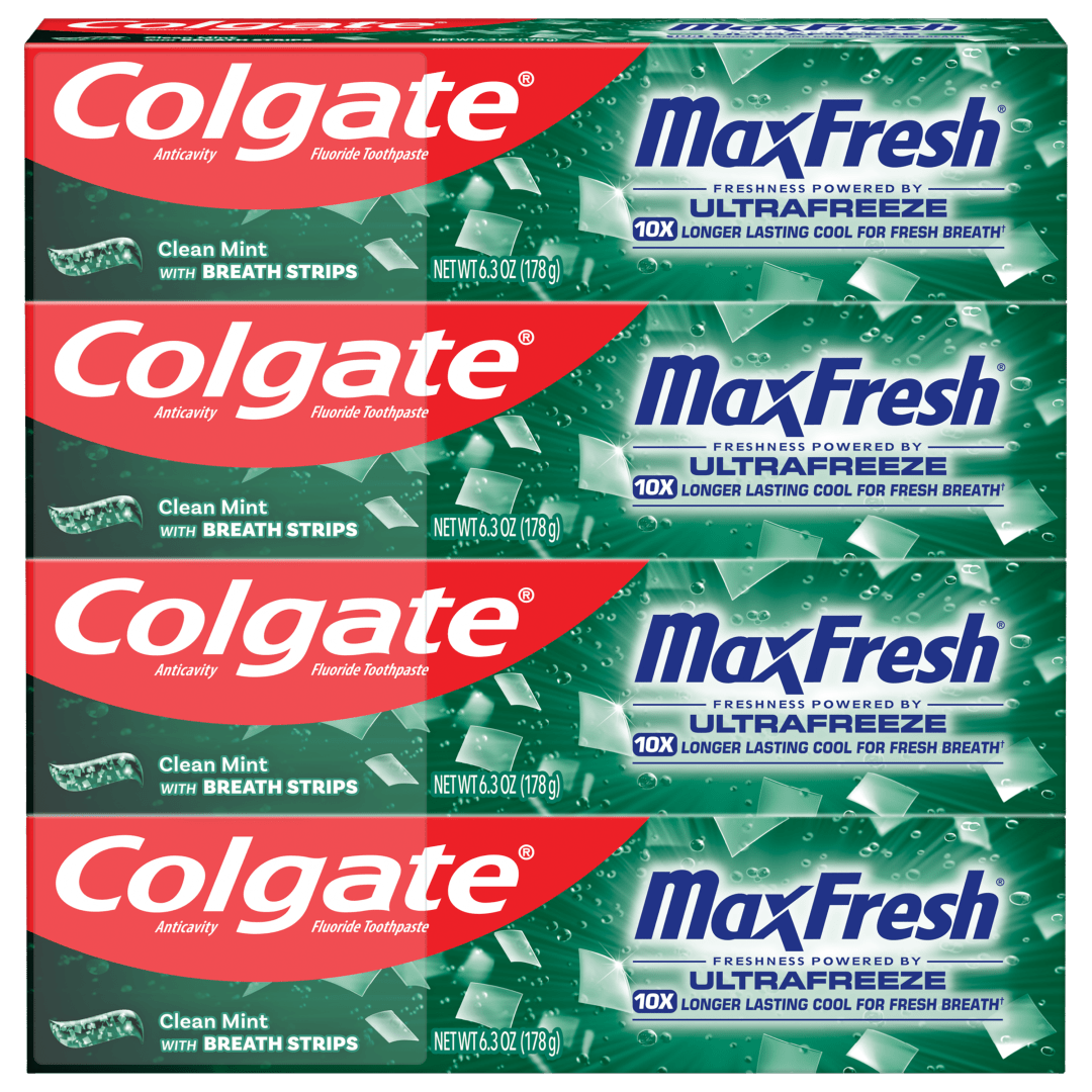 Colgate MaxFresh Clean Mint Toothpaste, 6.3 oz