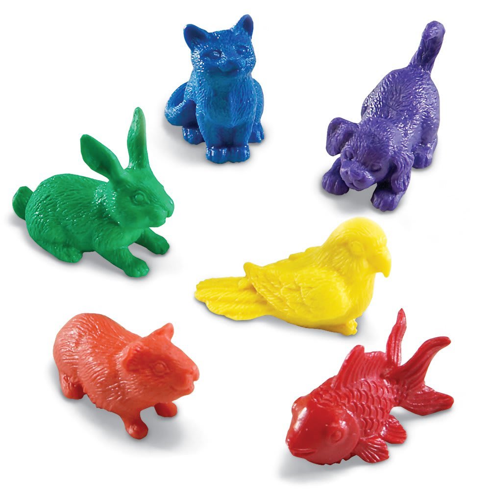 DOMESTIC PETS COUNTERS - SET OF 72
