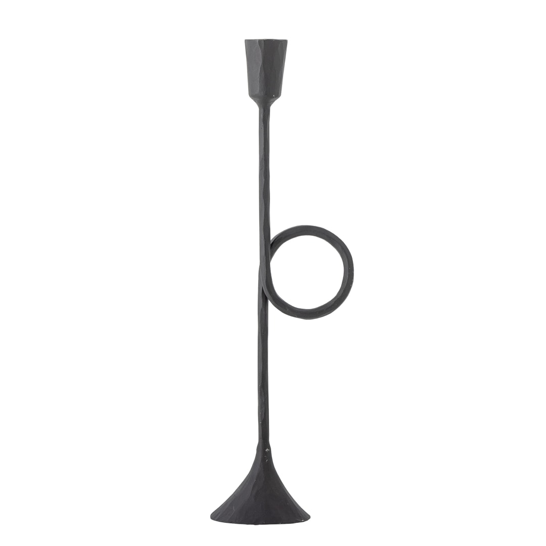 82066247 - Jada Candle Holder, Black, Iron STOCK: 6