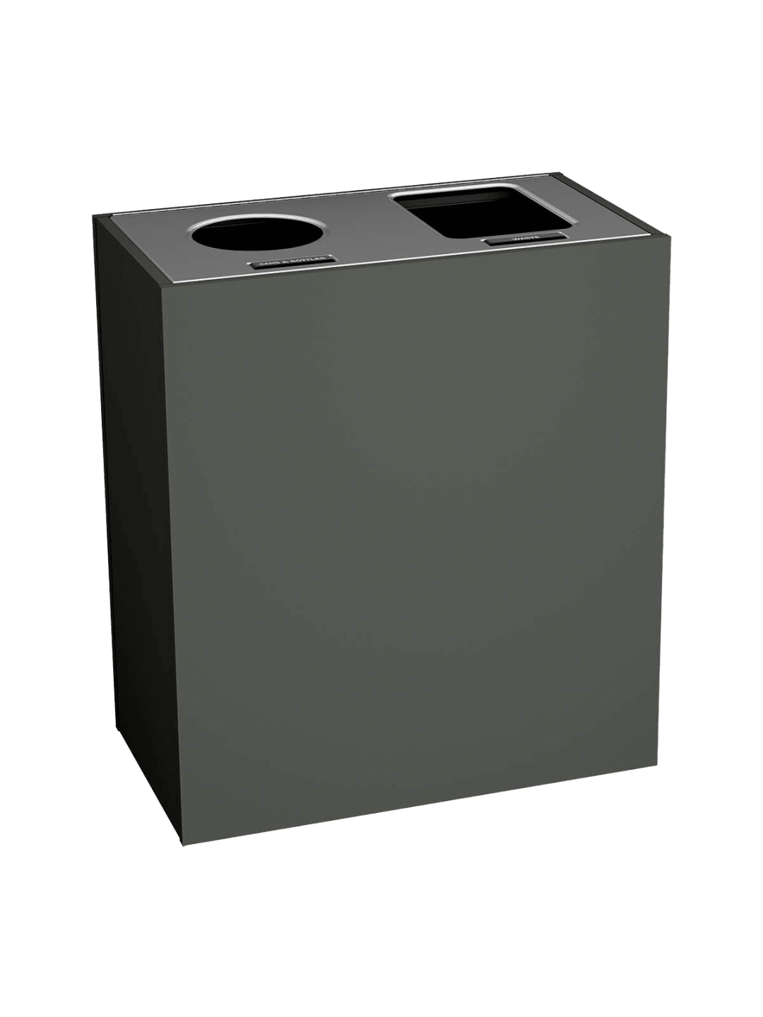  ARISTATA - Double - Select - Cans &amp; Bottles-Waste - Circle-Full - Slate