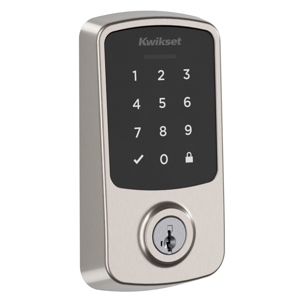 Aura Reach Smart Lock Keyless Entry Door Lock Matter and Bluetooth Enabled Deadbolt, Proximity Wakeup, Geofence Auto-Unlock, Grade 2 Certified, Easy Install, Satin Nickel Lifetime Finish Warranty