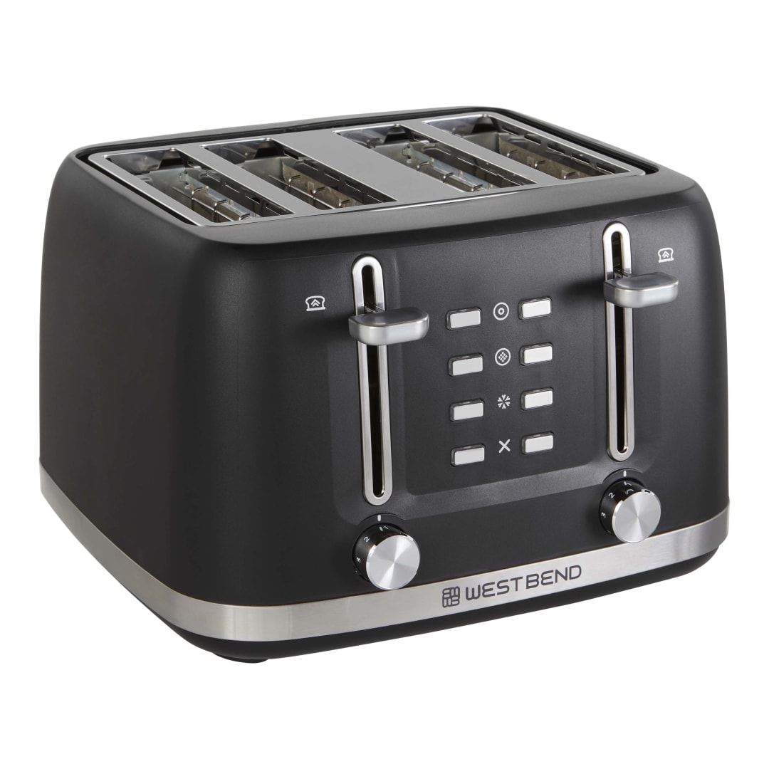 West Bend 4-Slice Toaster, in Black (TTWB4SBK13)