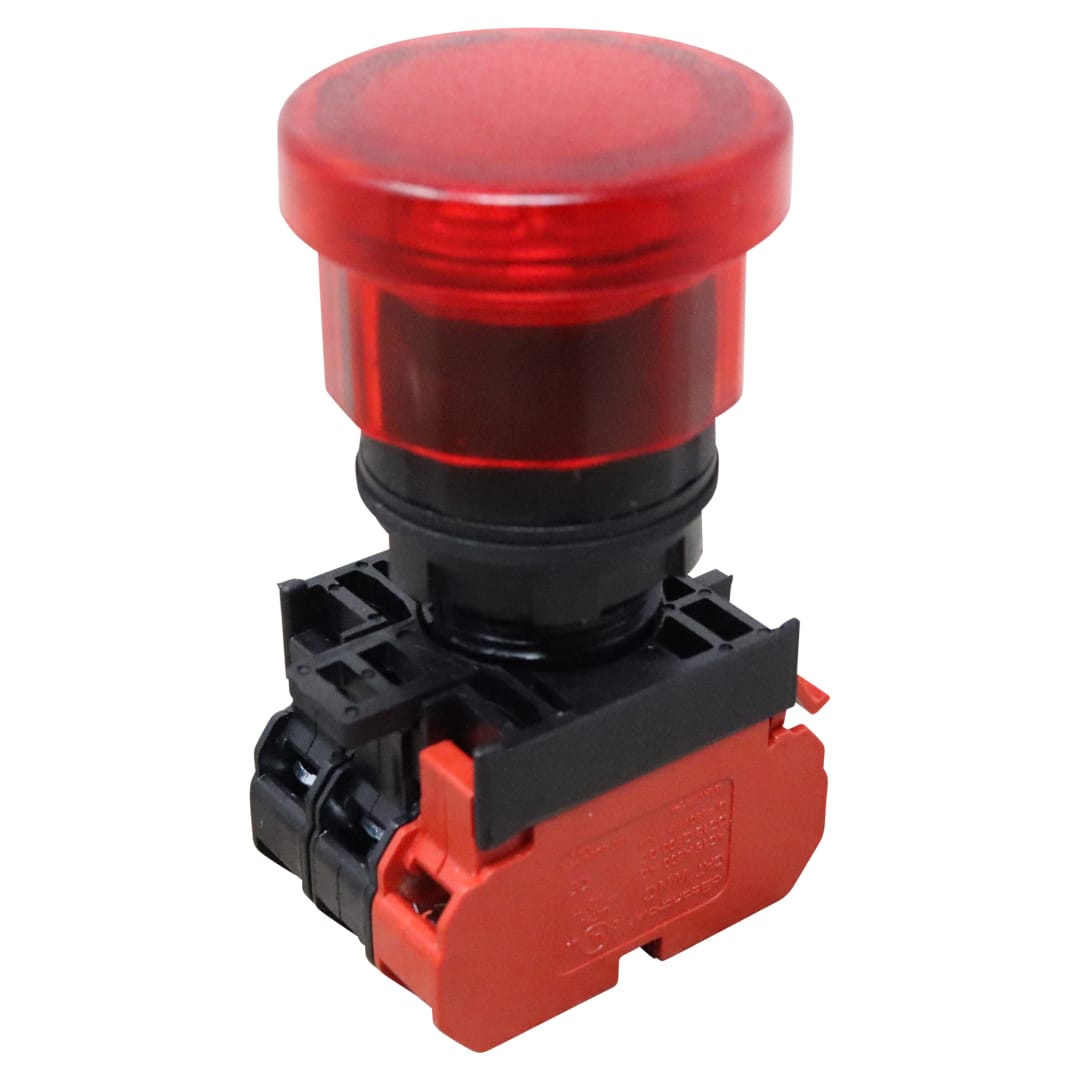 Wastebuilt® Replacement for McNeilus Switch, E-Stop, Push/Pull, 3 Position, Mushroom