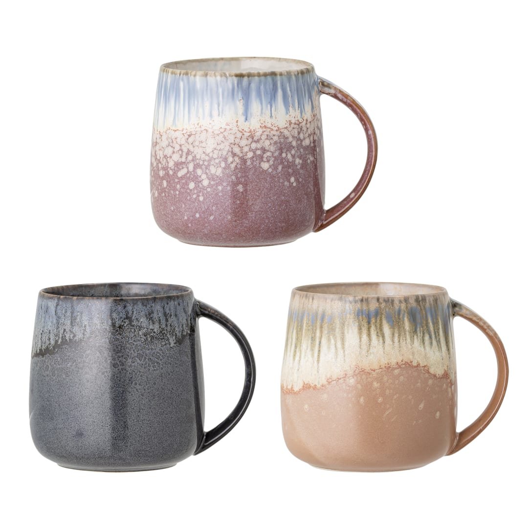 82049300 - Cloe Mug, Rose, Stoneware STOCK: 300
