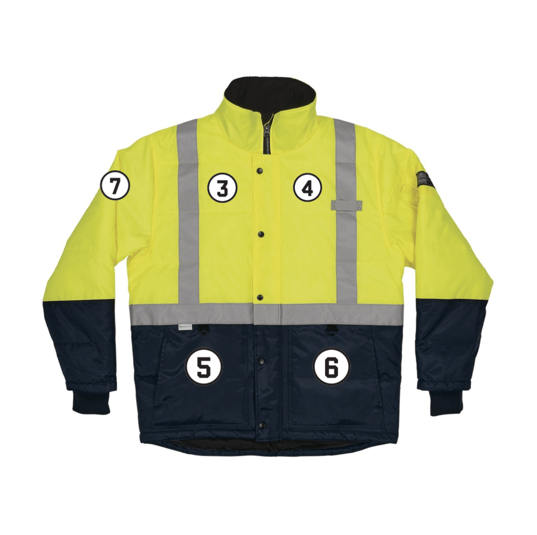 N-Ferno 6478 Hi-Vis Freezer Jacket - Type R, Class 2