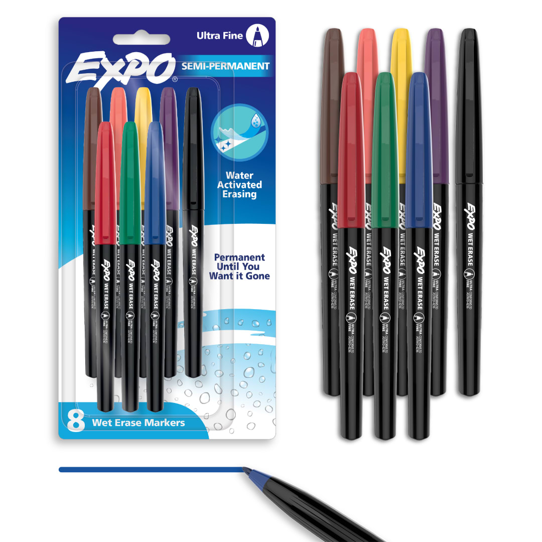 EXPO WET ERASE 8CT ASST UF RFID