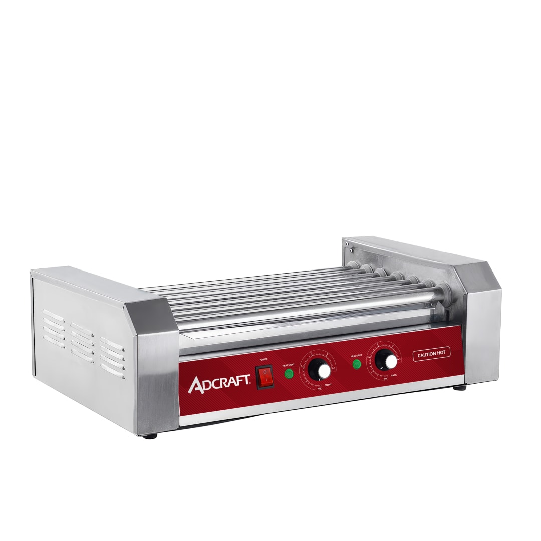 HRG-07 - 7 Roller Hot Dog Grill,120V