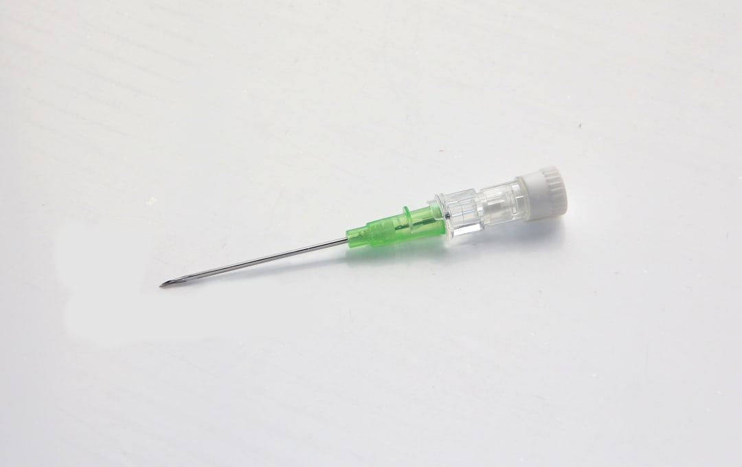 Covetrus Straight IV Catheter, Green, 18G x 32mm, Sterile