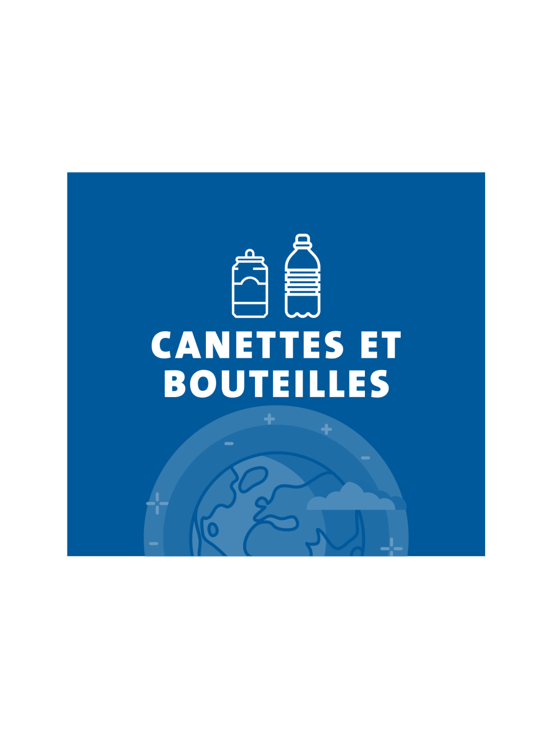  ARISTATA - Sign - Canettes et Bouteilles - Blue