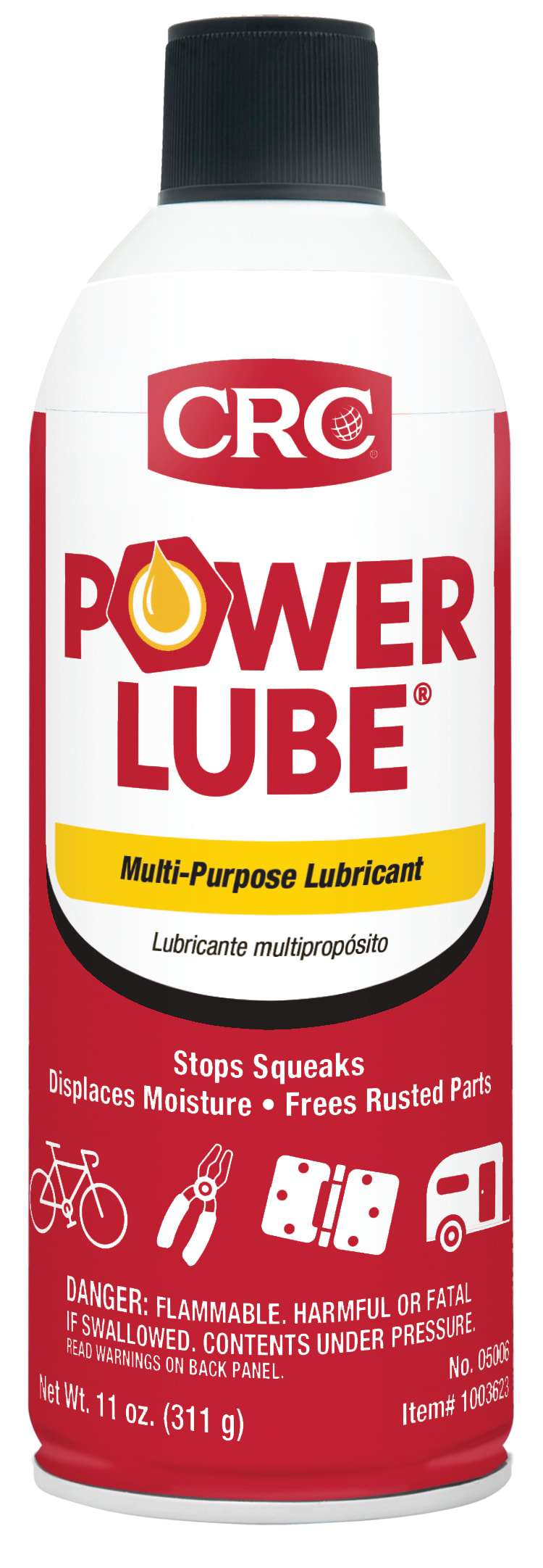CRC Power Lube Multi-Purpose Lubricant 1X11OZ