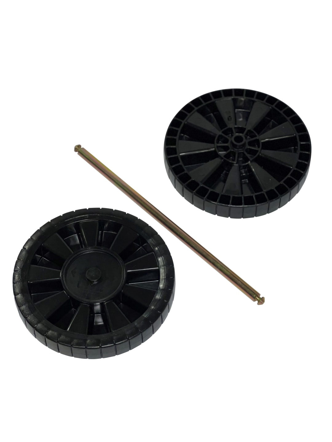 Replacement Snap-on Wheel Kit for 64 Gal. Two Wheel Trash Can
