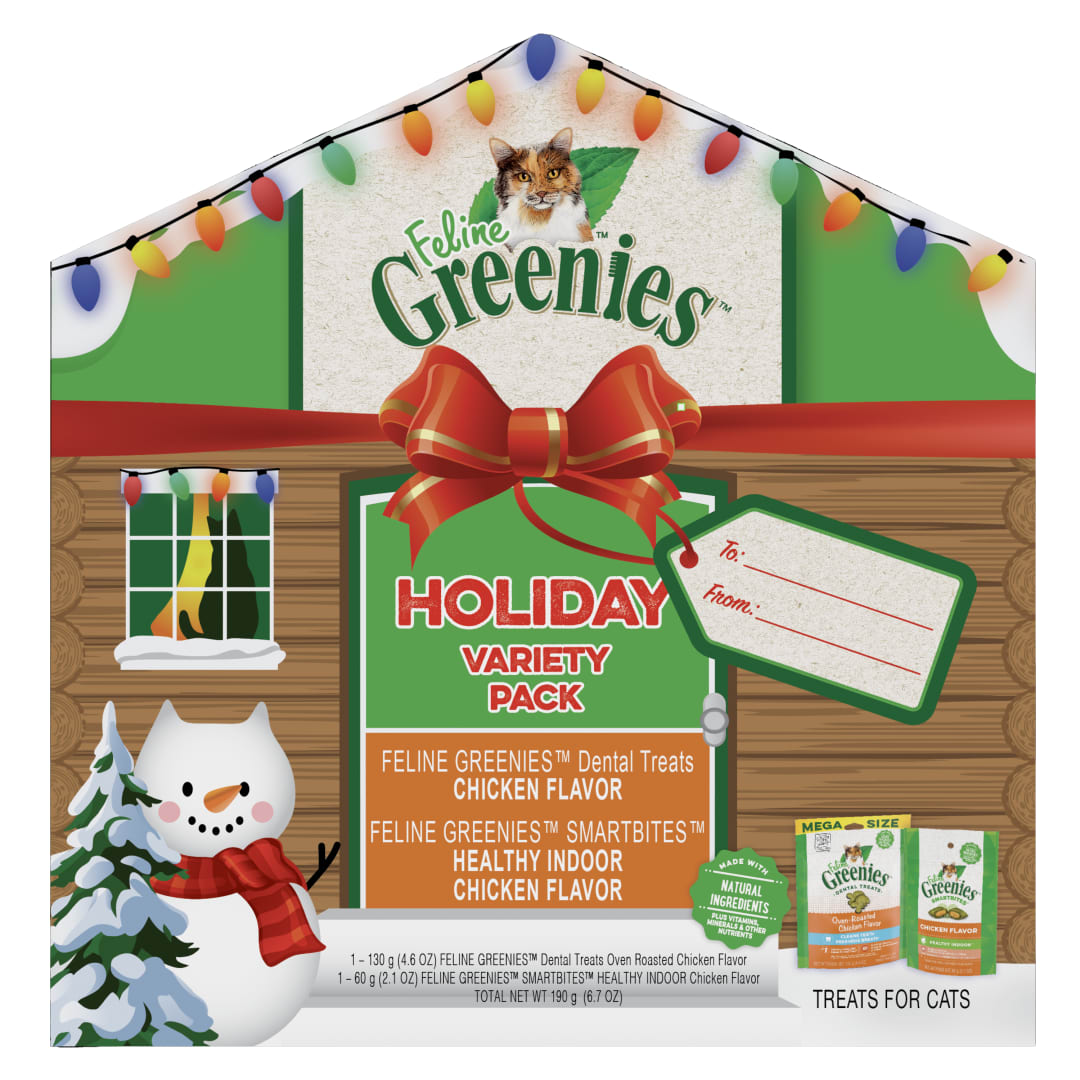 FELINE GREENIES Holiday Gift Pack