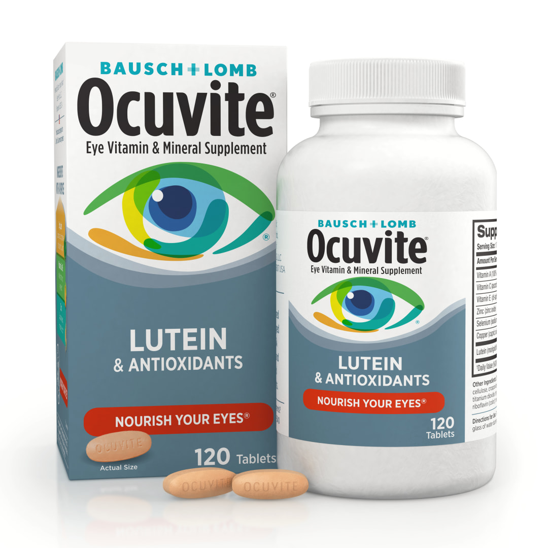 Ocuvite Lutein &amp; Antioxidants Vitamin &amp; Mineral Supplement 120 ct Tablets