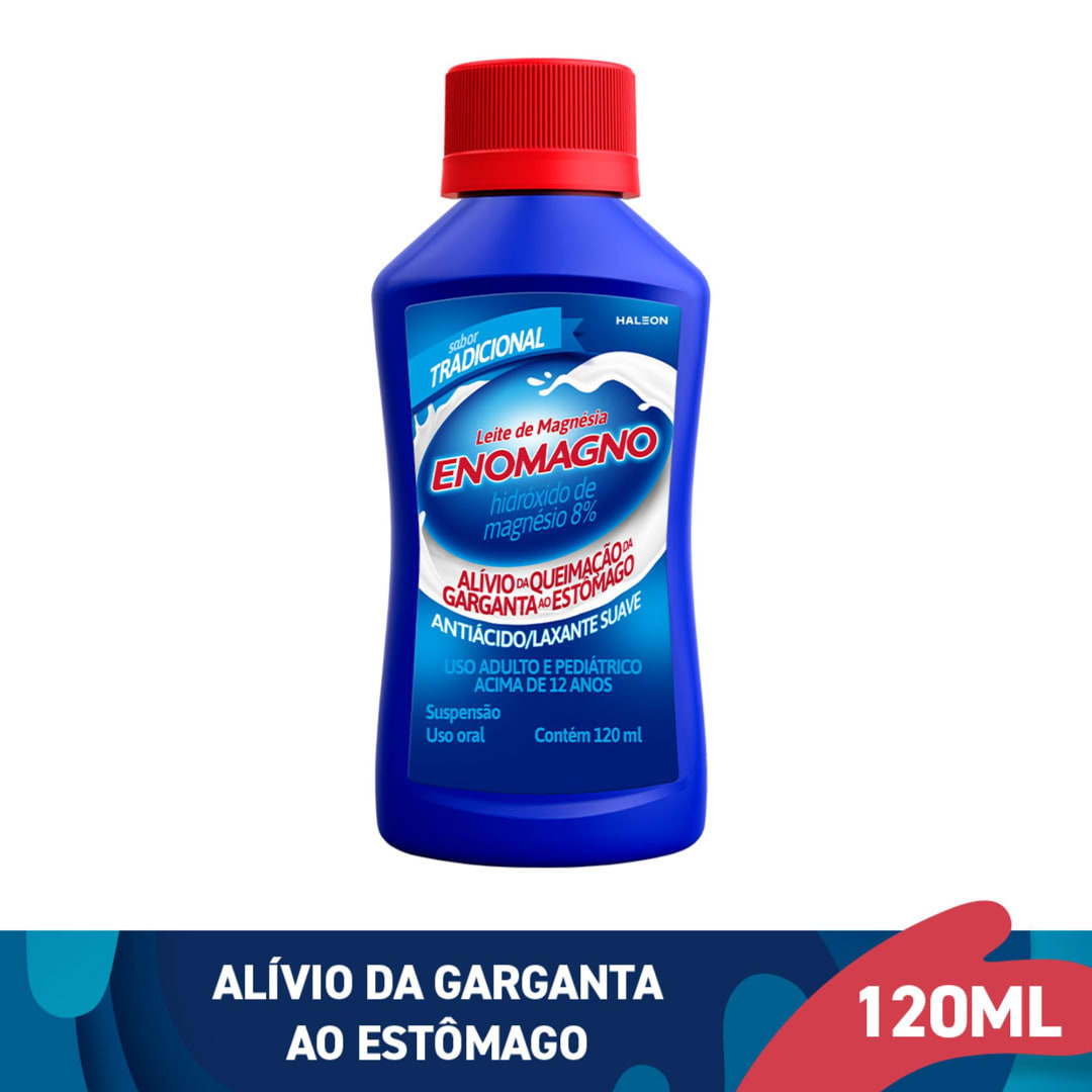 ENOMAGNO Leite de Magnésia Tradicional 120ml
