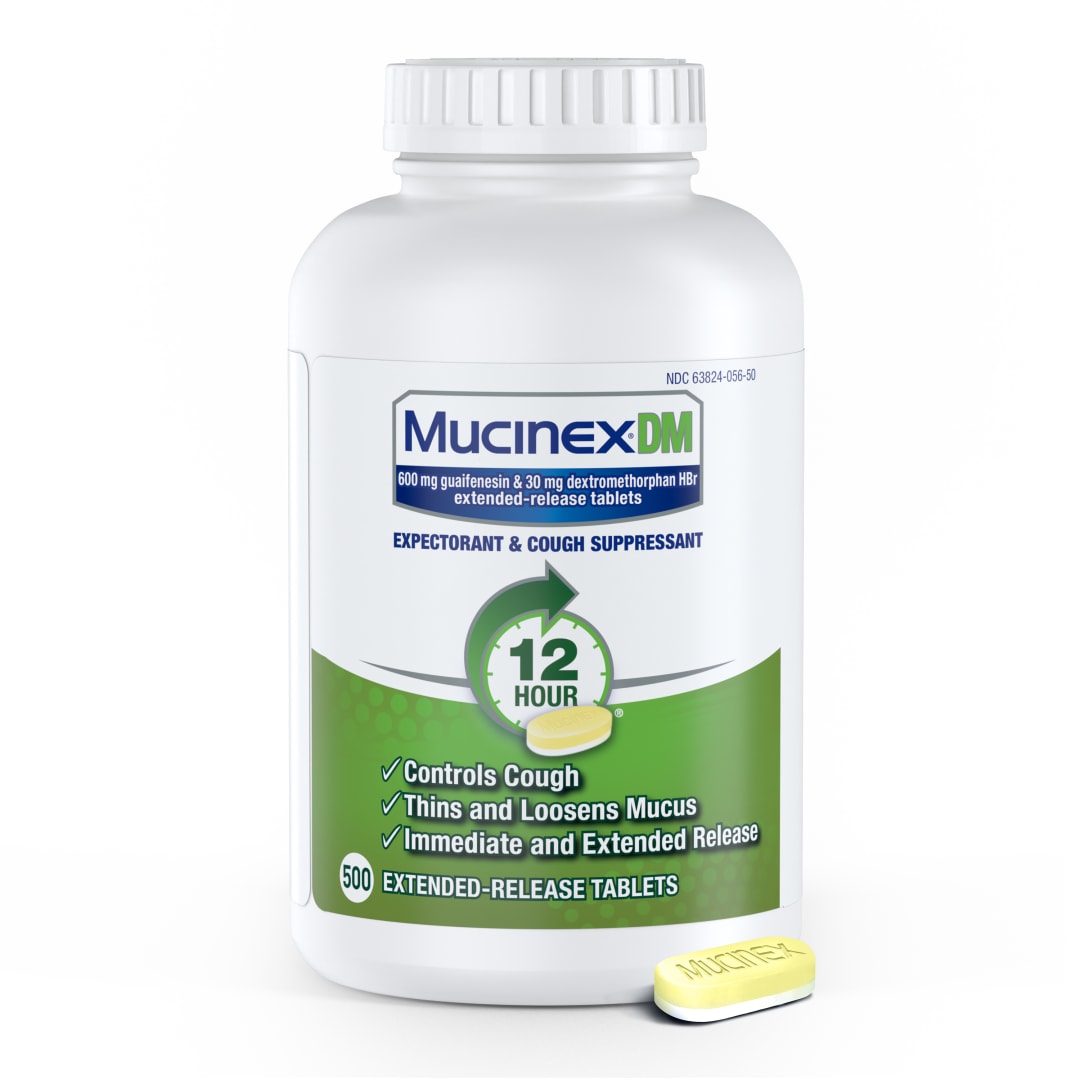 MUCINEX® DM - Extended Release Bi-Layer Tablets 12/500 ct.