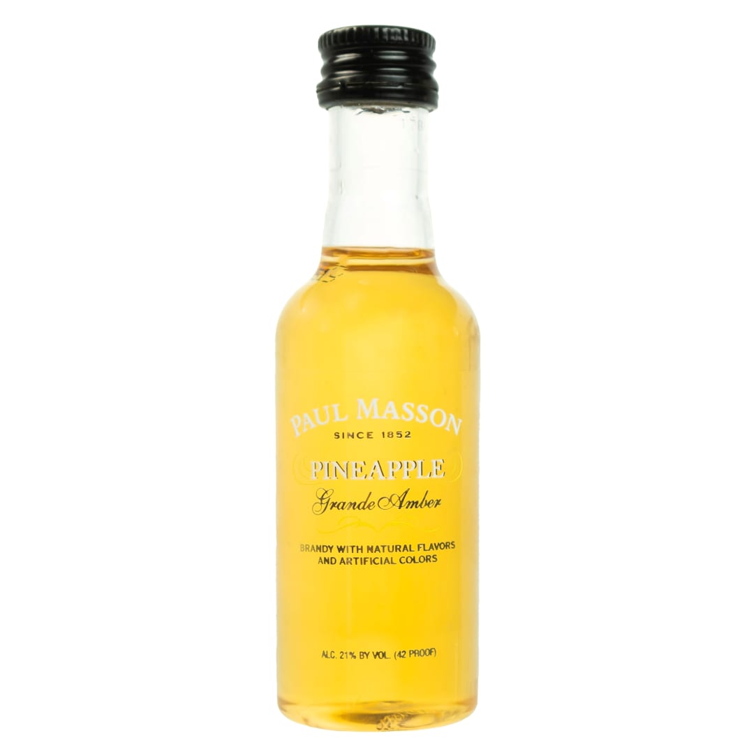 Paul Masson Grand Amber Pineapple Brandy 50ml 42 Proof