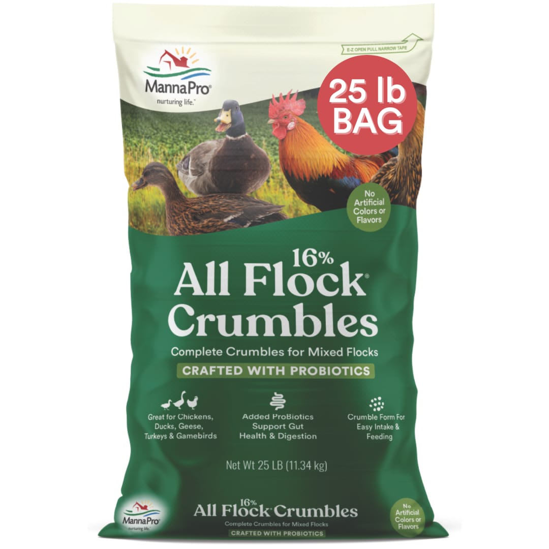 Manna Pro All Flock 16% Crumbles, 25lb