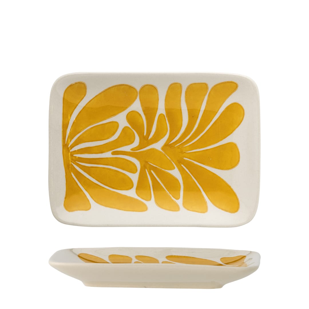 82061401 - Fauni Plate, Multi, Stoneware STOCK: 300