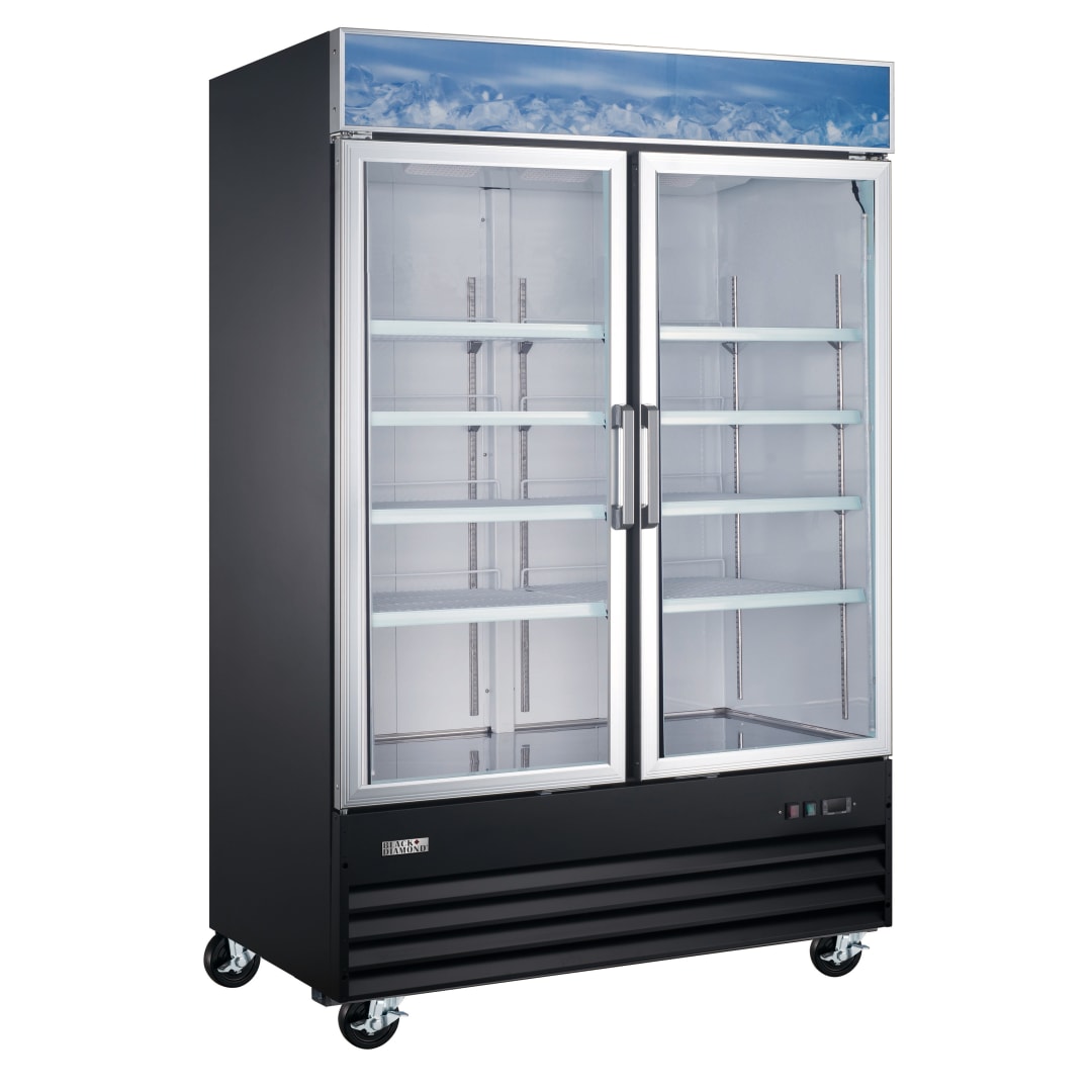 USRFS-2D/54 - BD GLASS DOOR MERCHANDISER 2 DOOR 54"W