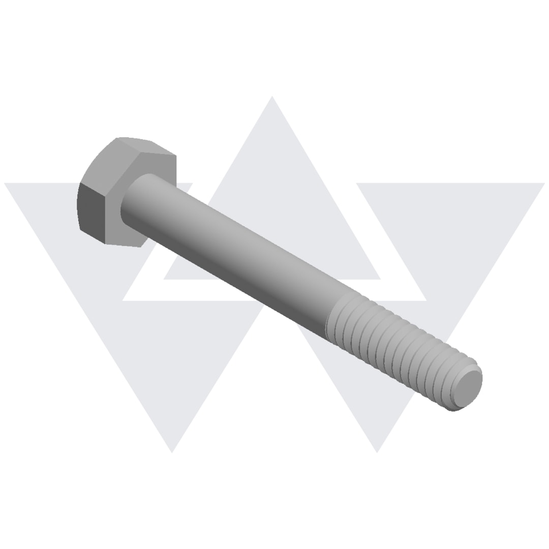 1/4-20 X 2 USS Grade 8 Zinc - Yellow Bolt