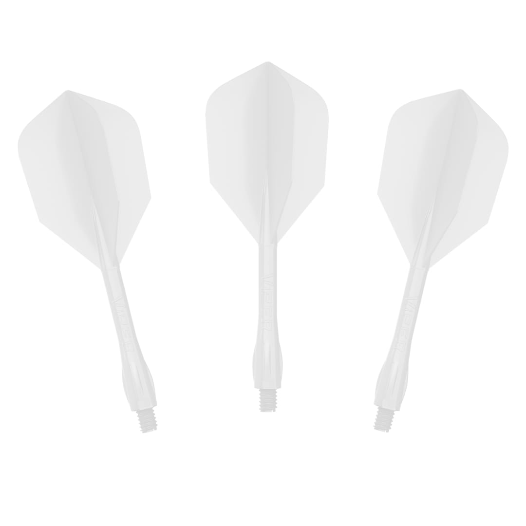 ViperStrike 1-Piece Shaft and Flight White