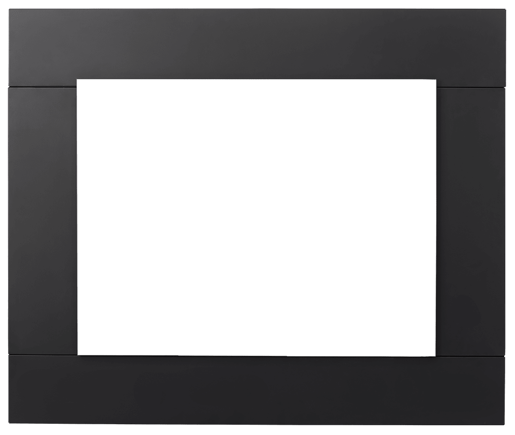 Finishing Trim - 5" Black, 4-Sided, can be installed as 3-Sided