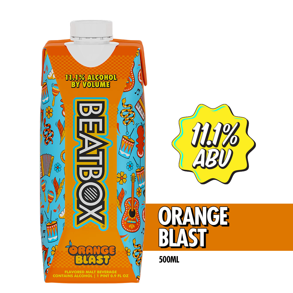 Beatbox Orange Blast Malt Party Punch, 11.1% ABV, 500ml
