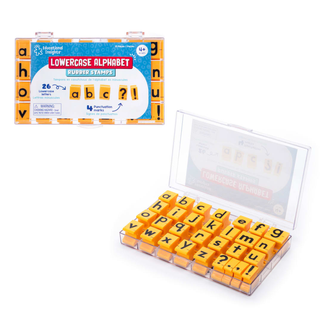 EDUCATIONAL INSIGHTS ALPHABET STAMPS-LOW