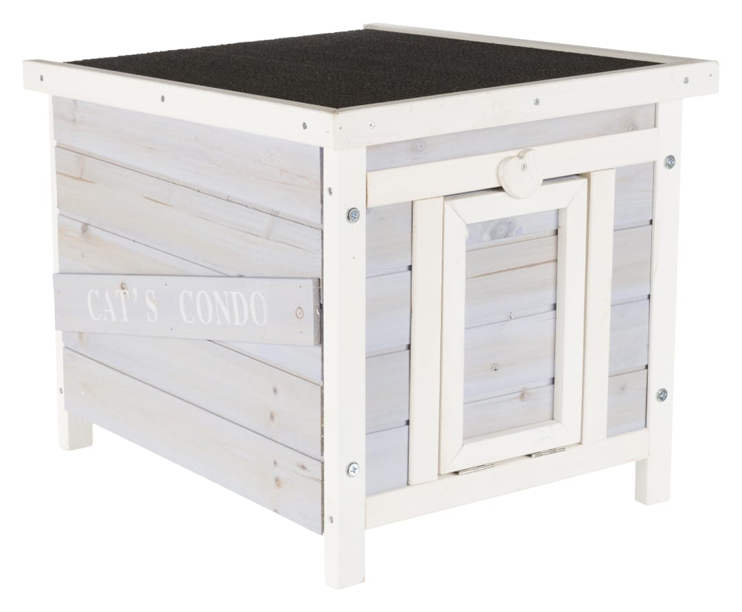 Cat's Condo Wooden Cat House