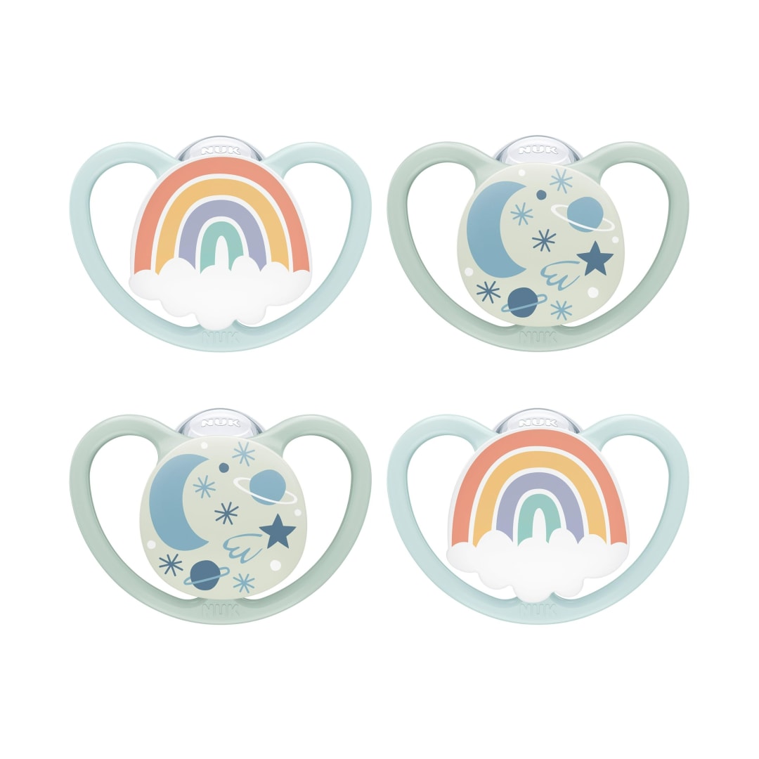 NUK PACI 70195 SPACE N S1 4PK 1/48 EF.C