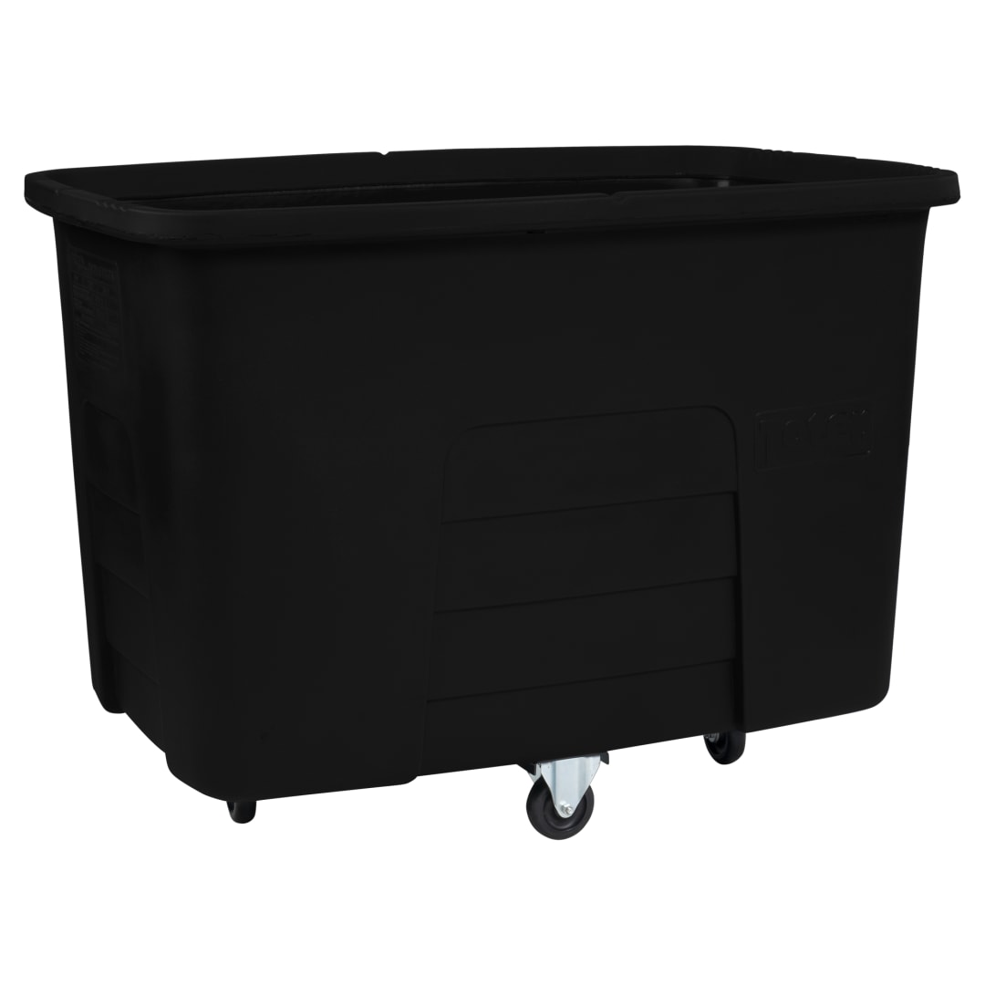 20 Cubic Feet 600 lbs. Capacity Heavy Duty Manual Cube Truck - Black