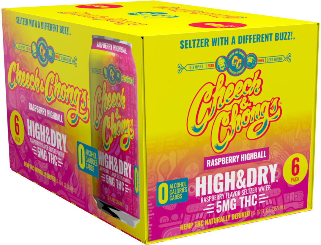 Cheech Chong Hd Raspberry Thc 5MG 1S 4/6 12Z