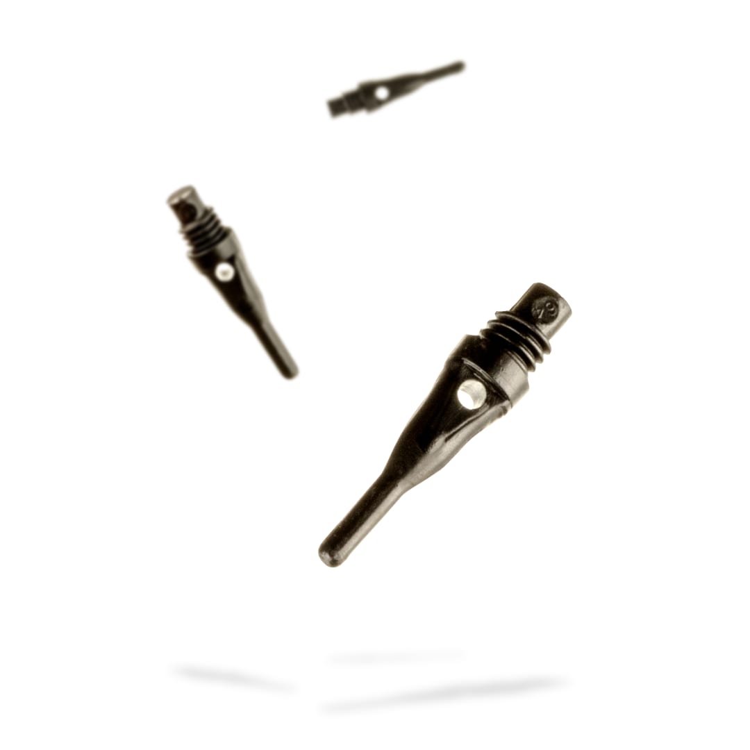 Viper Tufflex Tips SS 2BA Black 15,000Ct Bulk Soft Dart Tips