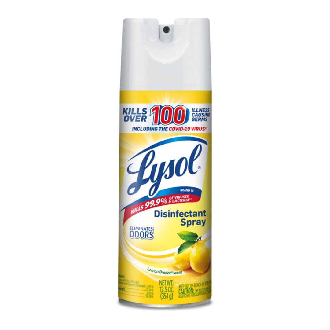 LYSOL® Disinfectant Spray - Lemon Breeze 12/12.5 oz.
