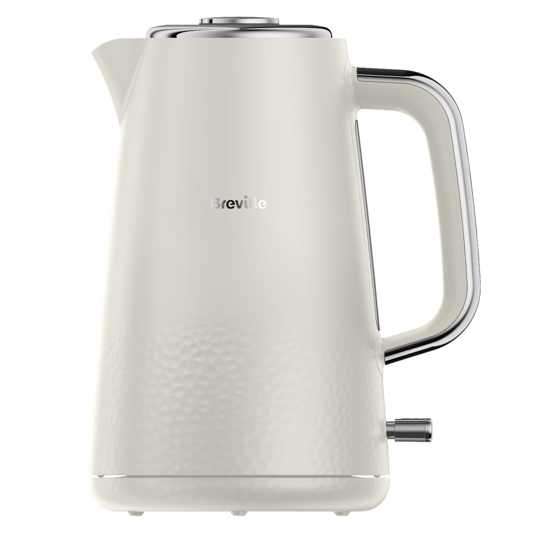 MASS TEXTURED PLASTIC KETTLE - CREAM
