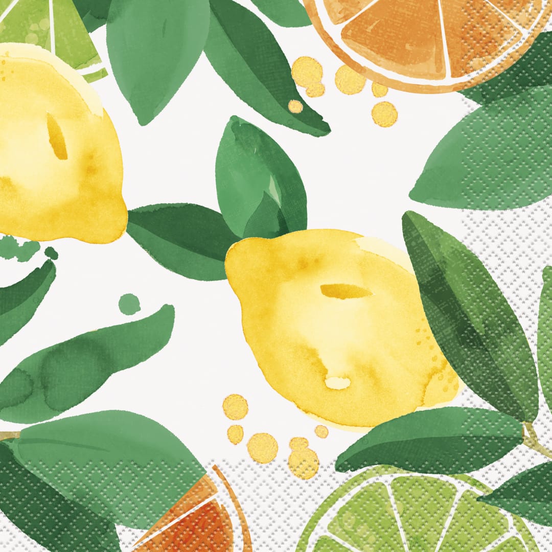 Citrus Fruit Luncheon Napkins, 16ct